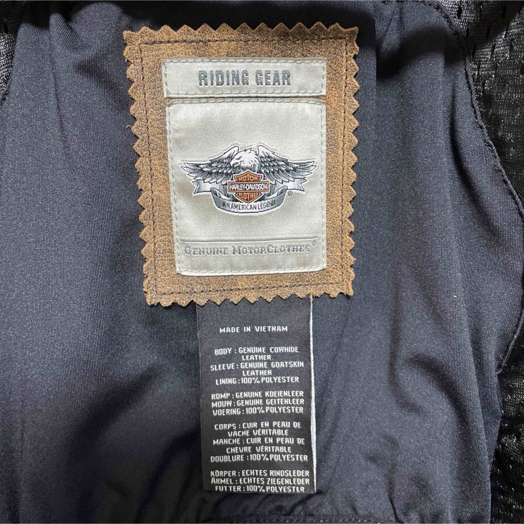 【限定特価】 極美品　Harley-Davidson レザージャケット　ライダースジャケット