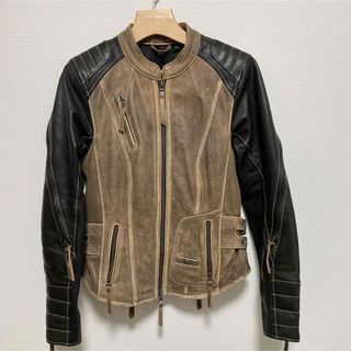 ハーレーダビッドソン(Harley Davidson)の極美品　Harley-Davidson レザージャケット　ライダースジャケット(ライダースジャケット)