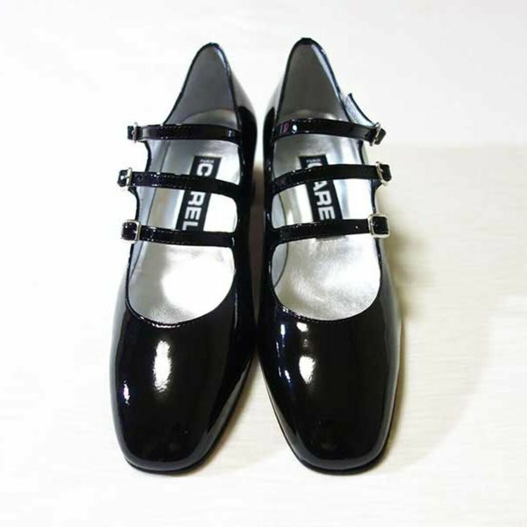 靴/シューズ新品 カレル CAREL KINA 3ストラップ メリージェーンパンプス 36