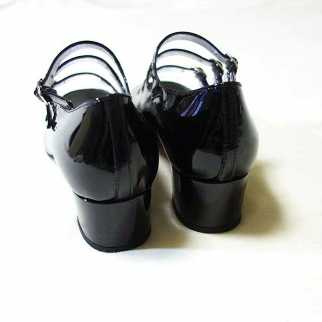 靴/シューズ新品 カレル CAREL KINA 3ストラップ メリージェーンパンプス 36