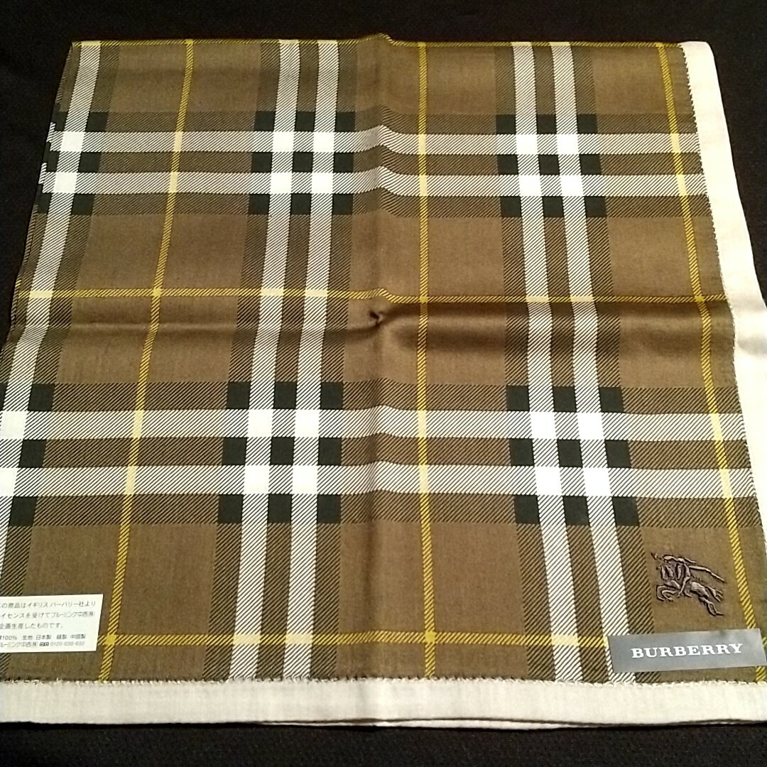 BURBERRY(バーバリー)のBURBERRY ハンカチ メンズのファッション小物(ハンカチ/ポケットチーフ)の商品写真