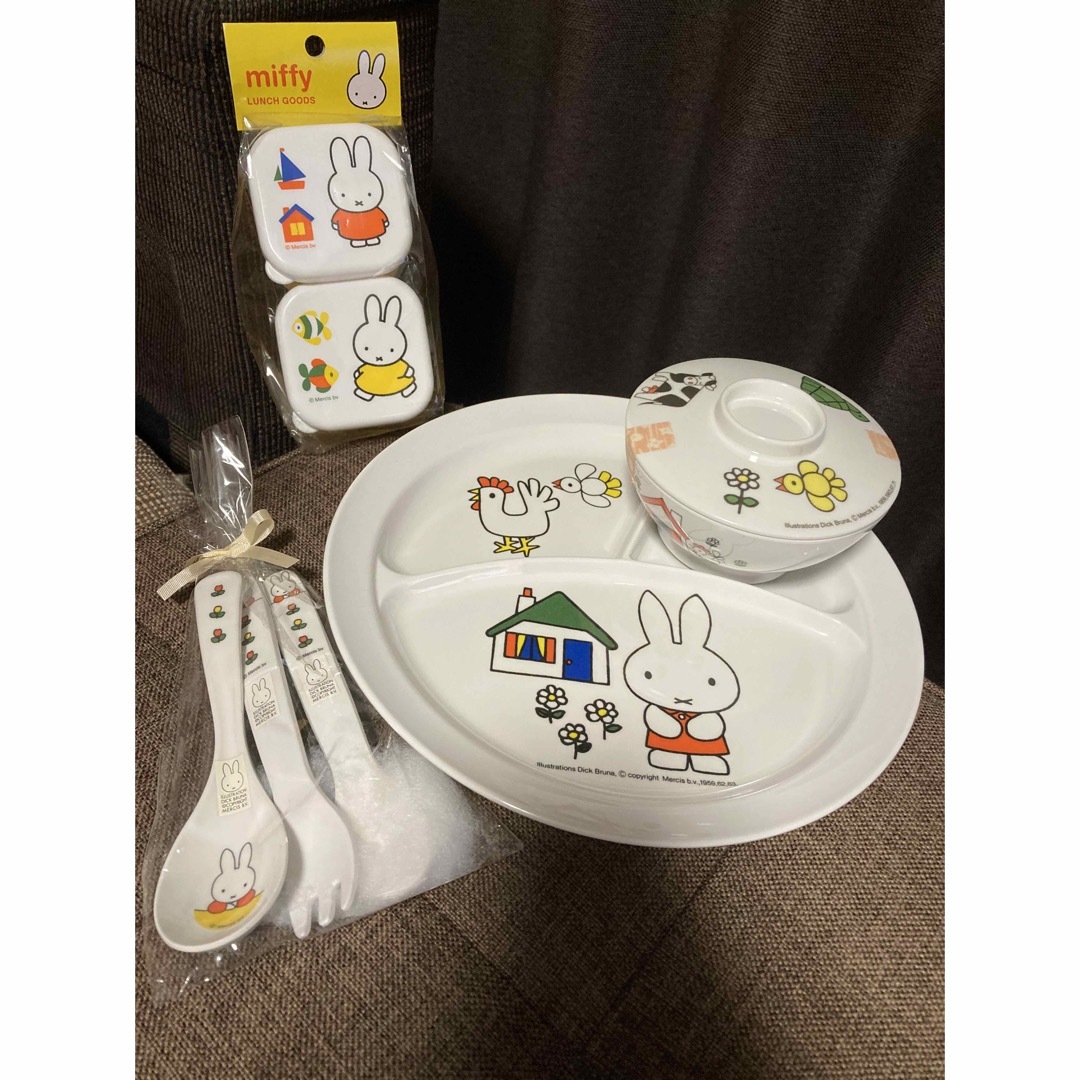 miffy(ミッフィー)の新品　ミッフィー　食器　セット インテリア/住まい/日用品のキッチン/食器(食器)の商品写真