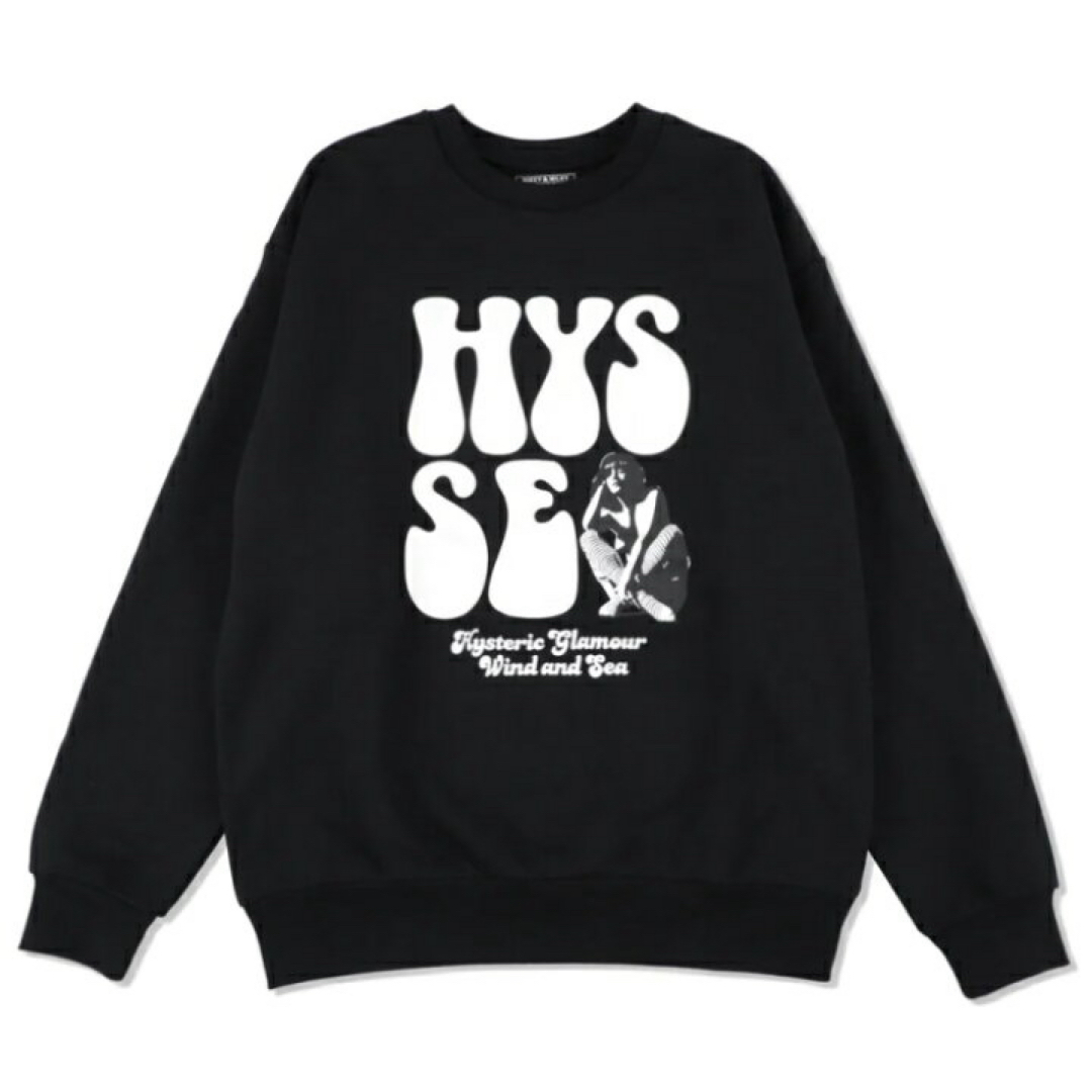 ブラックサイズWINDANDSEA × HystericGlamor Tシャツ
