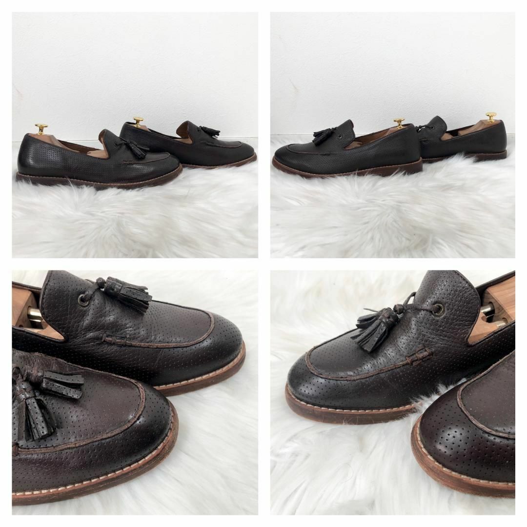 ZARA - ZARA MAN ザラ レザー タッセルローファー Uチップの通販 ZARA - ZARA MAN ザラ レザー タッセルローファー Uチップの通販