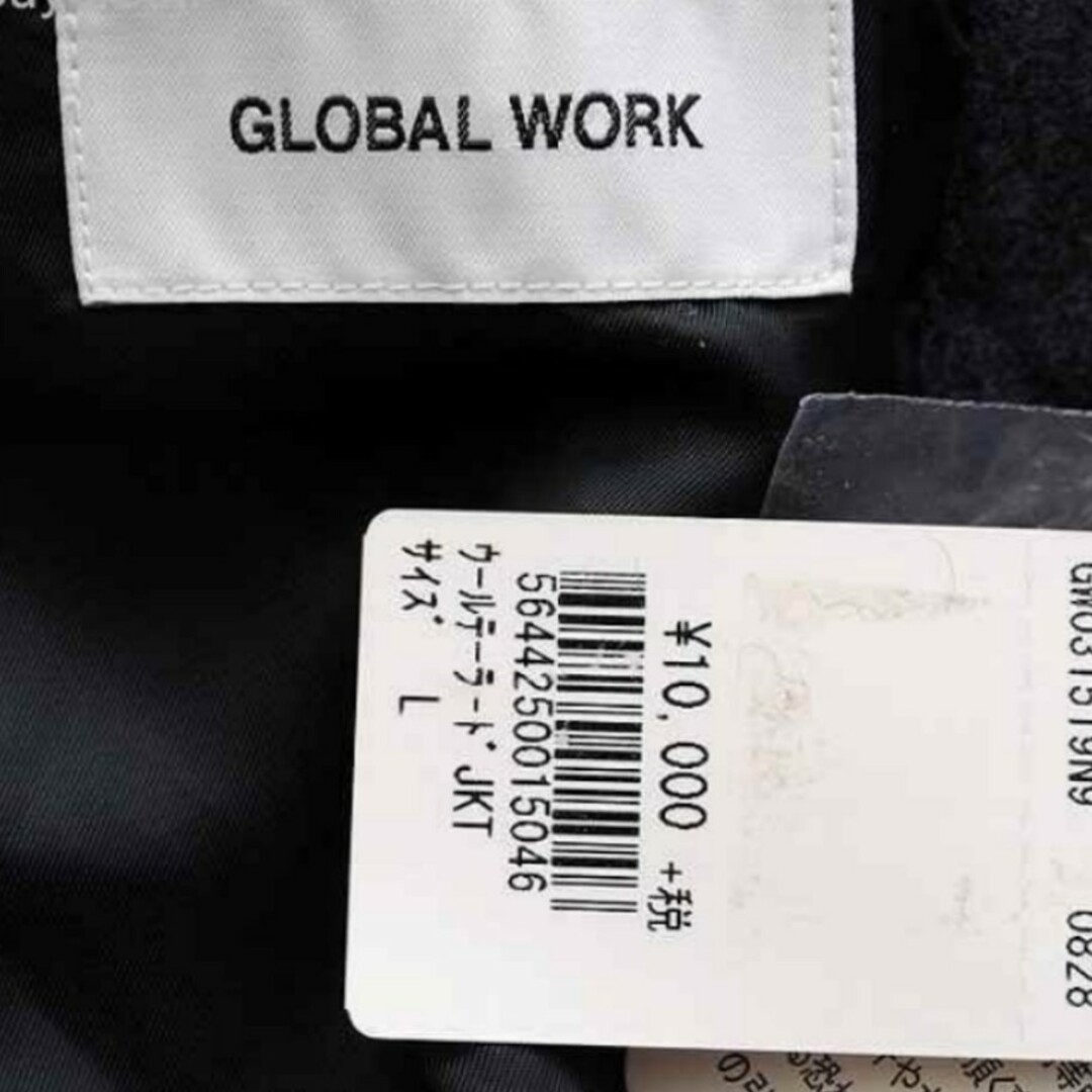 GLOBAL WORK(グローバルワーク)の【新品】1.0万円グローバルワークブランド ウールカモフラ柄テーラードジャケット メンズのジャケット/アウター(テーラードジャケット)の商品写真