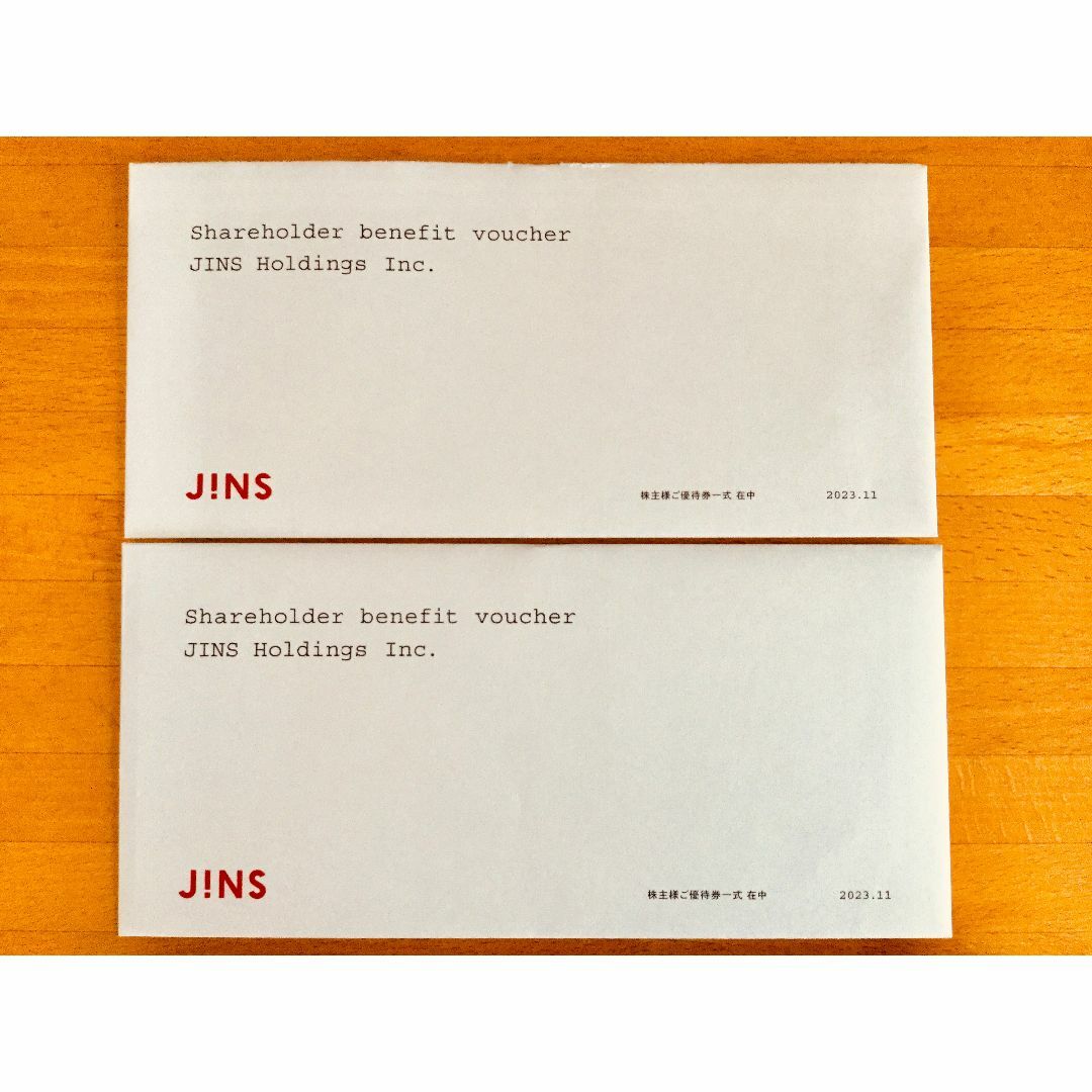 JINS　ジンズ　株主優待 チケットの優待券/割引券(ショッピング)の商品写真