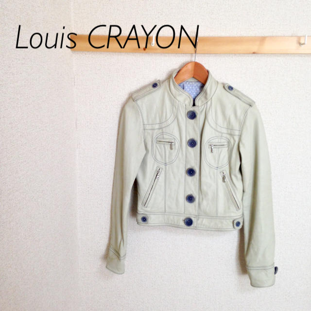 Louis CRAYON ＊ 羊革 ジャケット ＊ 写真3.4枚目参照して下さい