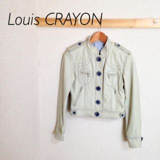 Louis CRAYON ＊ 羊革 ジャケット ＊ 写真3.4枚目参照して下さい