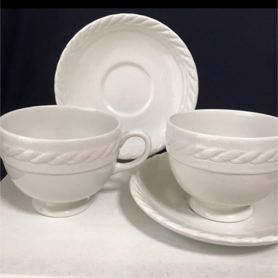 WEDGWOOD(ウェッジウッド)のウェッジウッド ラルフローレン ダブルネーム 2客セット インテリア/住まい/日用品のキッチン/食器(食器)の商品写真