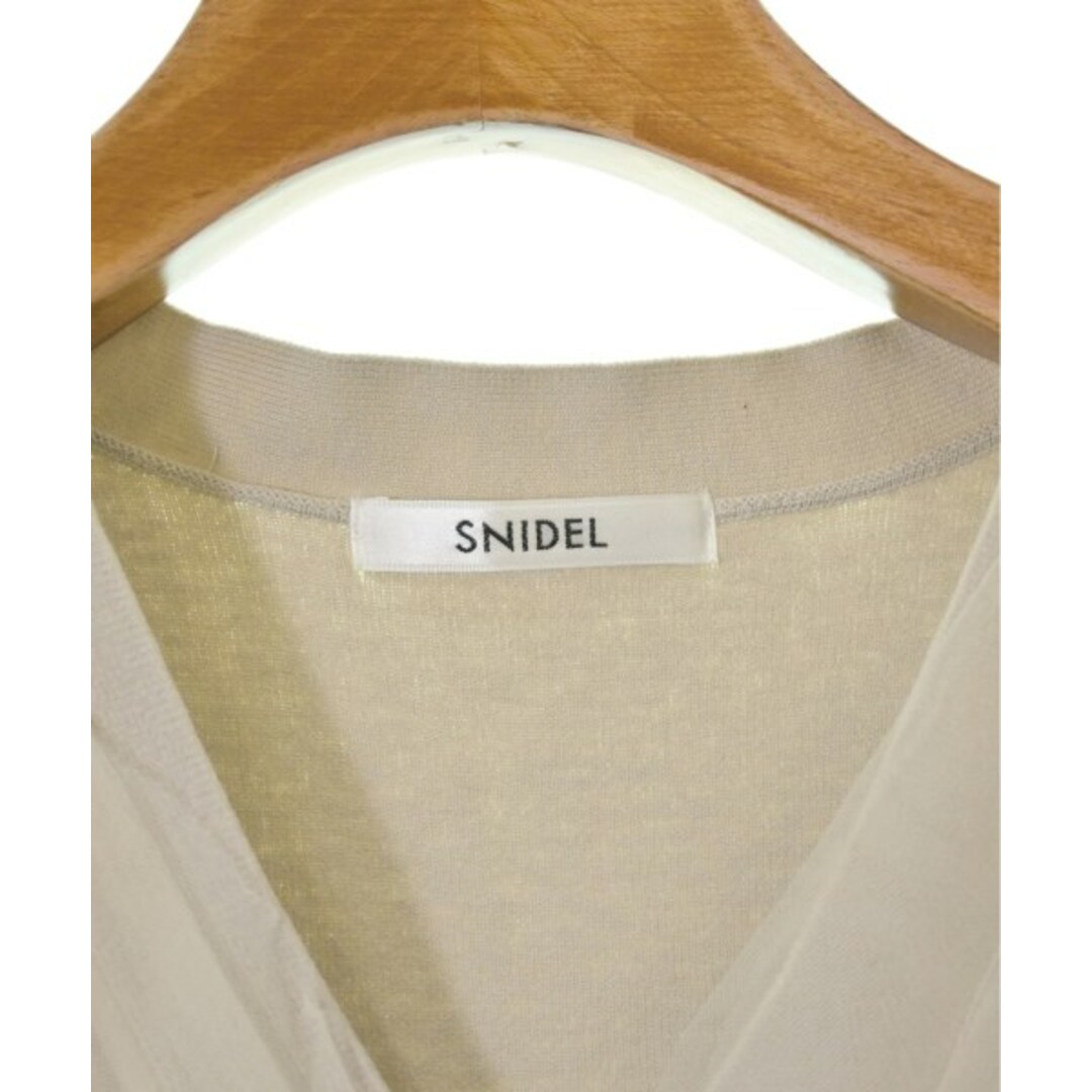 SNIDEL(スナイデル)のSNIDEL スナイデル ベスト/ノースリーブ F ベージュ 【古着】【中古】 レディースのトップス(ベスト/ジレ)の商品写真