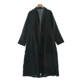 ネストローブ(nest Robe)のnest robe ネストローブ ワンピース F 黒 【古着】【中古】(ひざ丈ワンピース)