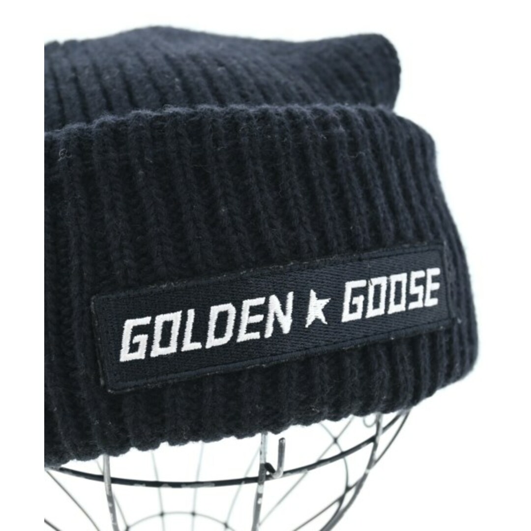 GOLDEN GOOSE(ゴールデングース)のGOLDEN GOOSE ゴールデングース ニットキャップ・ビーニー U 黒 【古着】【中古】 メンズの帽子(ニット帽/ビーニー)の商品写真