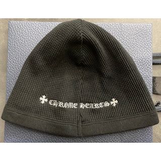 クロムハーツ(Chrome Hearts)の新品 chromehearts クロムハーツ ビーニー ニット帽 ブラック(ニット帽/ビーニー)