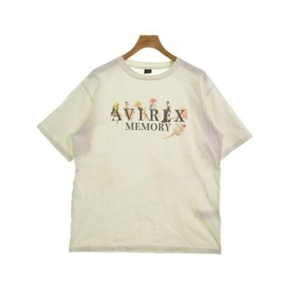 アヴィレックス(AVIREX)のAVIREX アヴィレックス Tシャツ・カットソー XL 白 【古着】【中古】(Tシャツ/カットソー(半袖/袖なし))