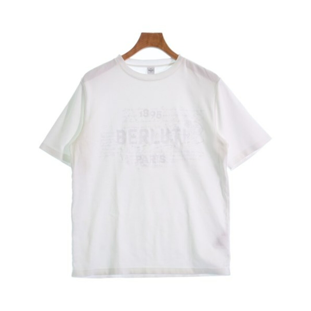 Berluti ベルルッティ Tシャツ ホワイト 白 カリグラフィ メンズ袖丈約19cm