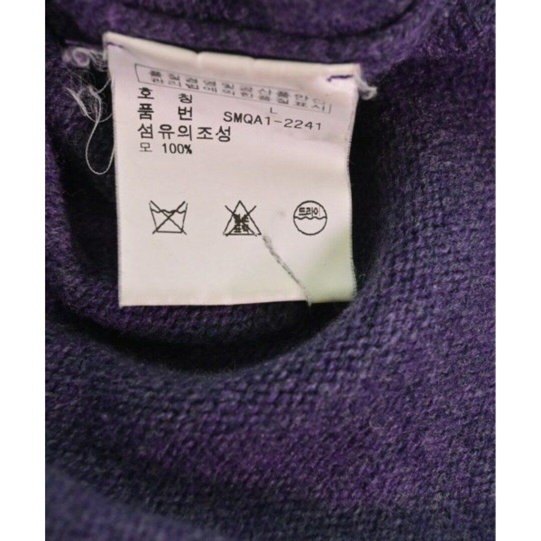 POLO RALPH LAUREN(ポロラルフローレン)のPolo Ralph Lauren ポロラルフローレン ニット・セーター L 紫 【古着】【中古】 メンズのトップス(ニット/セーター)の商品写真