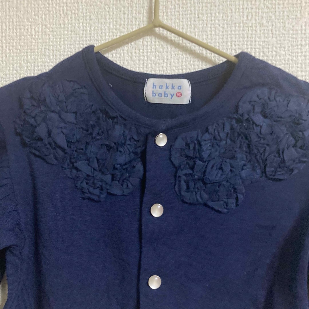 hakka baby(ハッカベビー)のhakka　baby　カーディガン☆８０☆ キッズ/ベビー/マタニティのベビー服(~85cm)(カーディガン/ボレロ)の商品写真