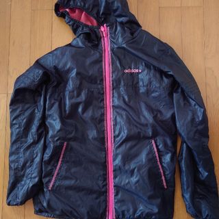 L色[THE NORTH FACE] ゴアテックスジャケット ネイビー×白ドット