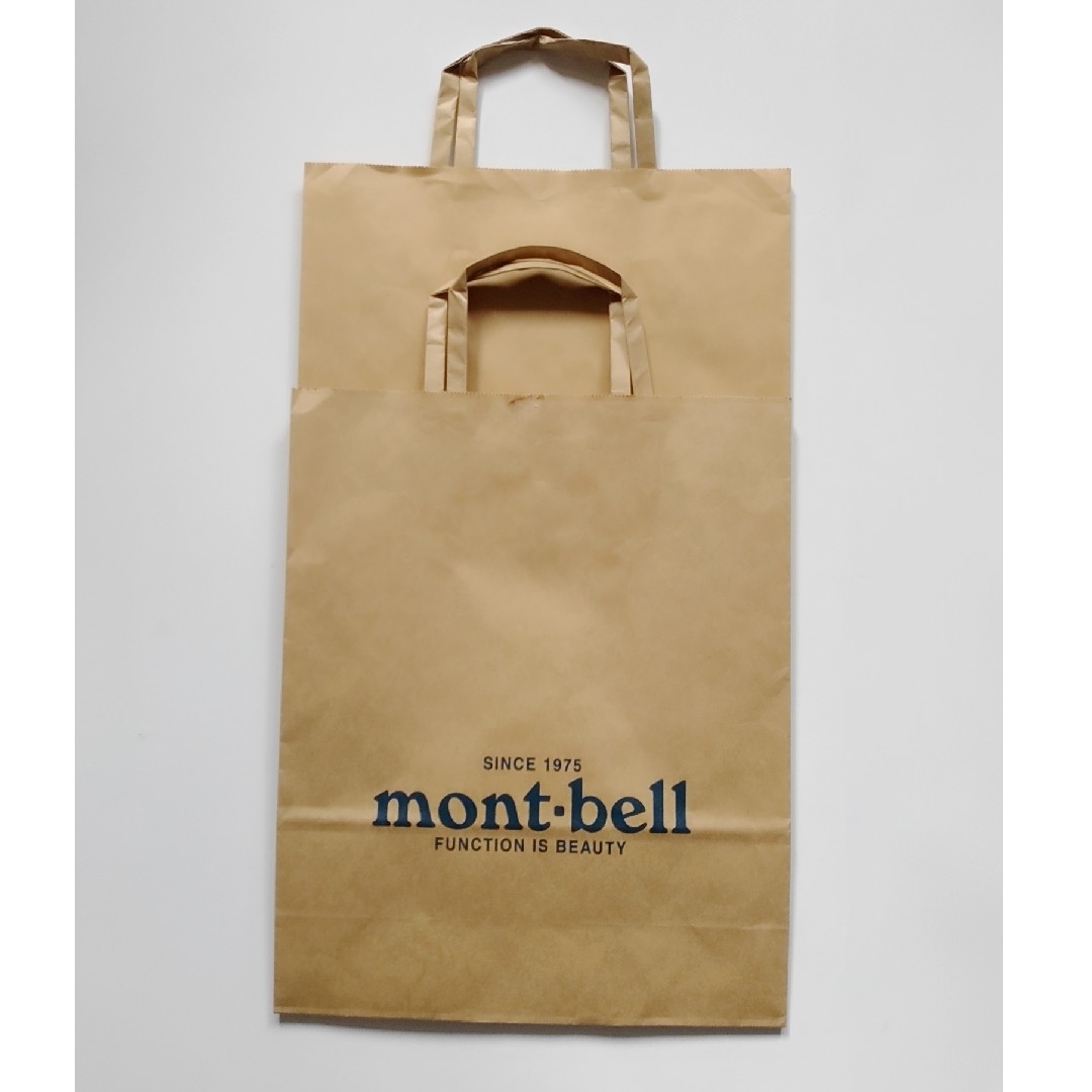 mont bell(モンベル)の未使用　モンベル　mont-bell　ショップ袋　２点セット　まとめ売り レディースのバッグ(ショップ袋)の商品写真