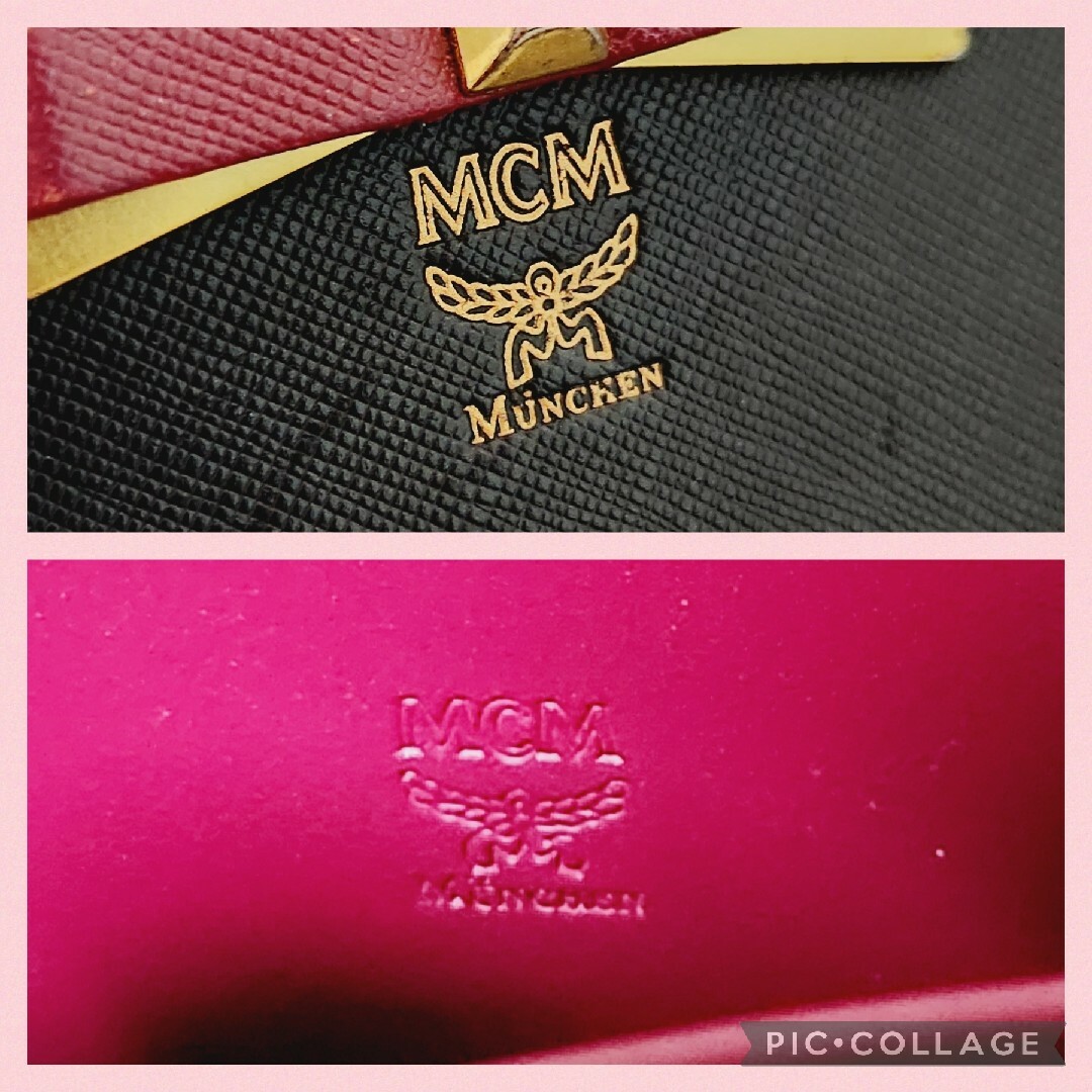 MCM(エムシーエム)のMCM エムシーエム レザー リボン コインケース カードケース 小銭入れ レディースのファッション小物(財布)の商品写真
