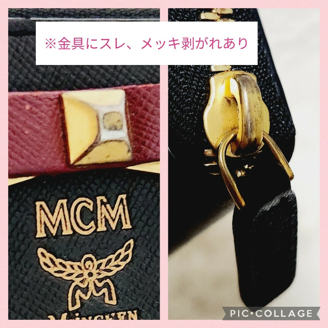 MCM(エムシーエム)のMCM エムシーエム レザー リボン コインケース カードケース 小銭入れ レディースのファッション小物(財布)の商品写真