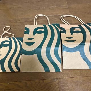 スターバックスコーヒー(Starbucks Coffee)のスターバックス 紙袋 スタバ ショップ袋 エコバッグ サブバッグ(ショップ袋)