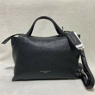 ジャンニキャリーニ(GIANNI CHIARINI)の新品タグ付　ジャンニキャリーニ　オリガミM 2wayショルダーバッグ　現行品　黒(ショルダーバッグ)