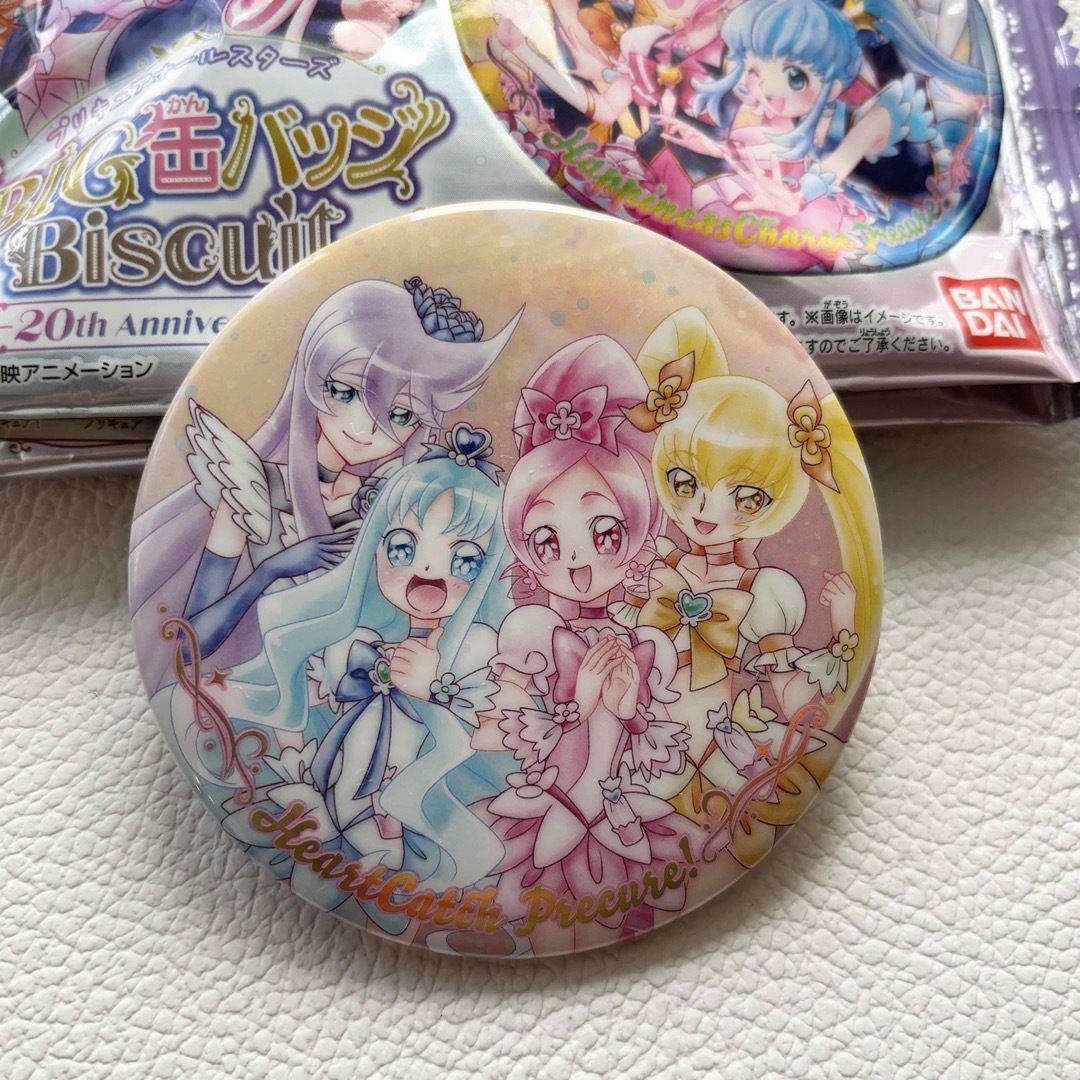 BANDAI(バンダイ)のプリキュアオールスターズ BIG缶バッジ ハートキャッチプリキュア エンタメ/ホビーのアニメグッズ(バッジ/ピンバッジ)の商品写真