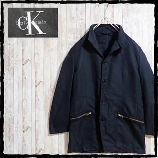 カルバンクライン(Calvin Klein)の美品 カルバンクライン Calvin Klein ジャケット L ほぼ 未使用(モッズコート)