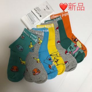 エイチアンドエム(H&M)の新品★22-24cmポケモン靴下7足セットH&M(靴下/タイツ)