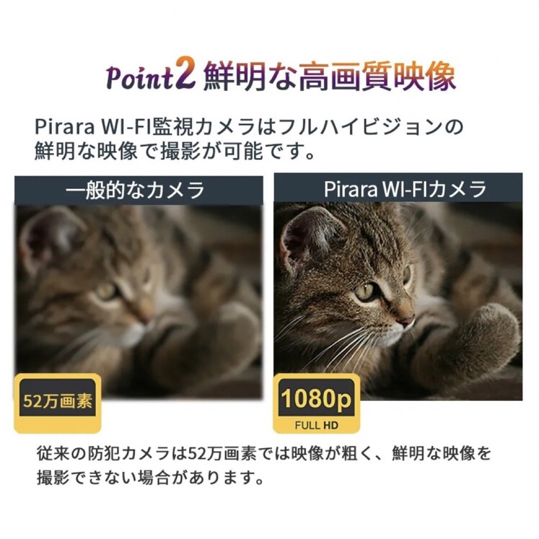 PN-A20A1ネットワーク式防犯カメラライブカメラ遠隔監視見守りWi-Fi スマホ/家電/カメラのスマホ/家電/カメラ その他(防犯カメラ)の商品写真