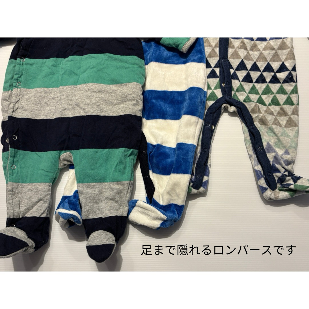 babyGAP(ベビーギャップ)の70サイズ　（冬）　男の子　ロンパースセット キッズ/ベビー/マタニティのベビー服(~85cm)(ロンパース)の商品写真