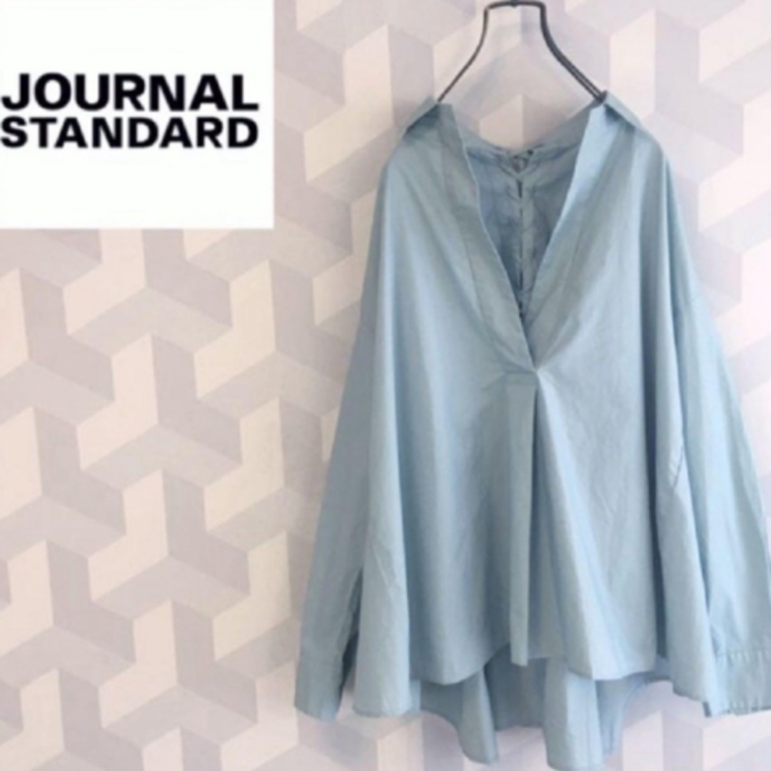 JOURNAL STANDARD(ジャーナルスタンダード)のジャーナルスタンダード 春色サックスブルーシャツブラウス レディースのトップス(シャツ/ブラウス(長袖/七分))の商品写真