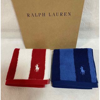 ラルフローレン(Ralph Lauren)のラルフローレン　タオルハンカチ　⭐️5(ハンカチ)