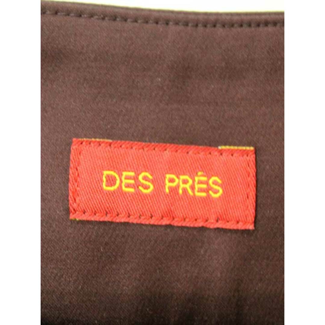 DES PRES(デプレ)の【新規値下げ】◇DES PRES/デプレ◇レーヨンウールクロップドワイドパンツ/ガウチョパンツ/センタープレスステッチ/光沢/サテン ワインレッド/ボルドー レディース 36【中古】春夏秋冬 108032 レディースのパンツ(その他)の商品写真