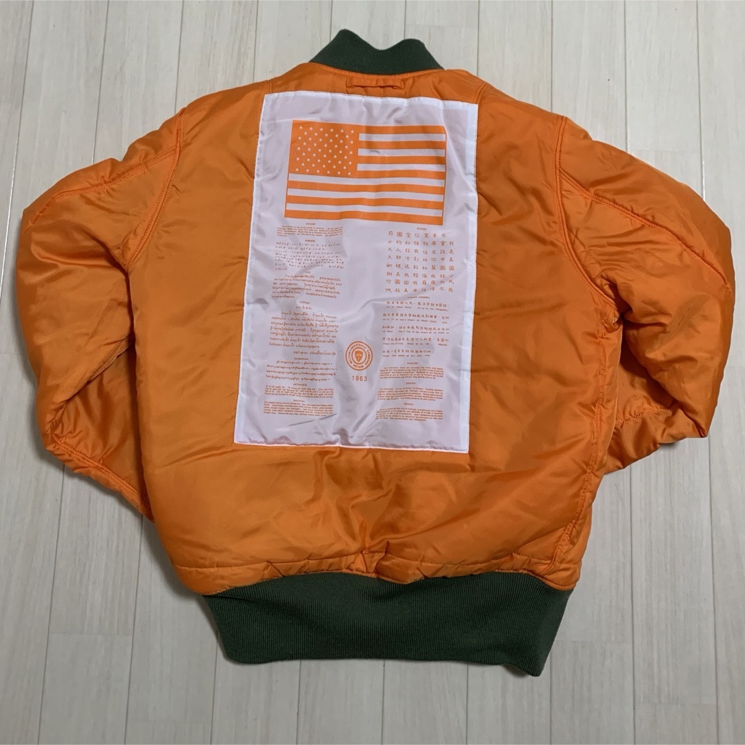 ALPHA INDUSTRIES(アルファインダストリーズ)の\限定1点/ ALPHA INDUSTRES MA-1 フライトジャケット メンズのジャケット/アウター(フライトジャケット)の商品写真