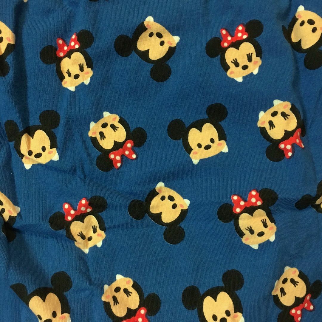 Disney(ディズニー)のディズニーツムツム：ミッキー＆ミニー 総柄 前閉じ ボクサー★ブルー M メンズのアンダーウェア(ボクサーパンツ)の商品写真