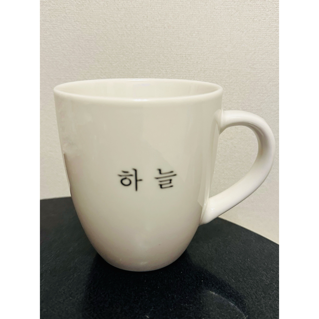 ハングルマグカップ インテリア/住まい/日用品のキッチン/食器(グラス/カップ)の商品写真