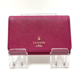 ランバンオンブルー(LANVIN en Bleu)のランバンオンブルー 名刺入れ新品同様  -(名刺入れ/定期入れ)