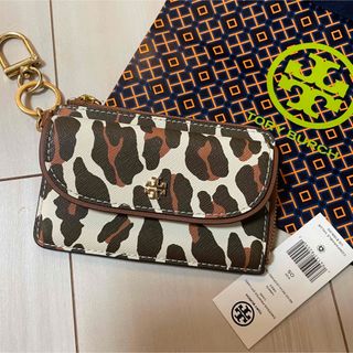 トリーバーチ(Tory Burch)のみっつー様専用　トリーバーチ コインケース ヒョウ柄 レオパード カードケース(コインケース)