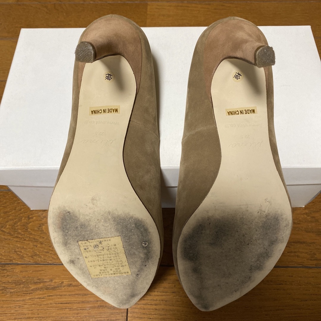 イリマ ILIMA パンプス ポインテッドトゥ スエード ヒール  レディースの靴/シューズ(ハイヒール/パンプス)の商品写真