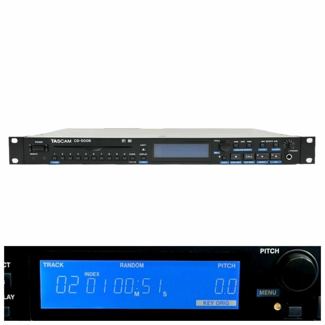 優良美品 TASCAM CDプレーヤー 業務用1U CD-500Bの通販 by みつ豆's ...