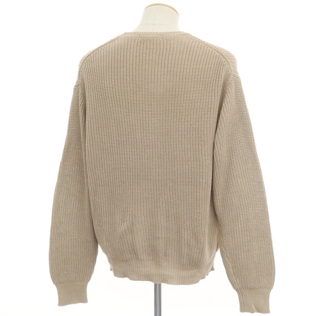 Supreme(シュプリーム)の【中古】シュプリーム Supreme 2023年秋冬 Small Box Ribbed Sweater ミドルゲージコットン クルーネックニット ベージュ【サイズS】【メンズ】 メンズのトップス(ニット/セーター)の商品写真