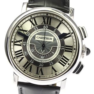 カルティエ(Cartier)のカルティエ CARTIER W1556051 ロトンド ドゥ カルティエ K18WG クロノグラフ 手巻き メンズ _792293(腕時計(アナログ))