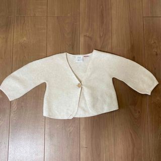 ザラキッズ(ZARA KIDS)のZARA ベビー　カーディガン　80 6-9m(カーディガン/ボレロ)