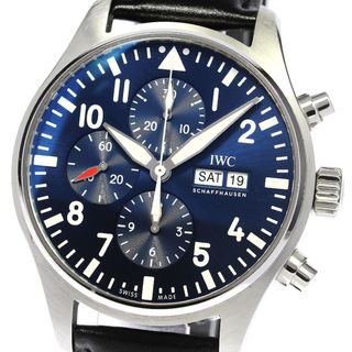 インターナショナルウォッチカンパニー(IWC)のIWC IWC SCHAFFHAUSEN IW377714 パイロットウォッチ プティ プランス クロノグラフ 自動巻き メンズ _792325(腕時計(アナログ))