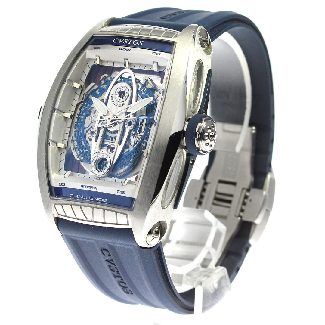 CVSTOS(クストス)のクストス CVSTOS CVT-SEA-ST チャレンジ シーライナー デイト 自動巻き メンズ 良品 _795501 メンズの時計(腕時計(アナログ))の商品写真