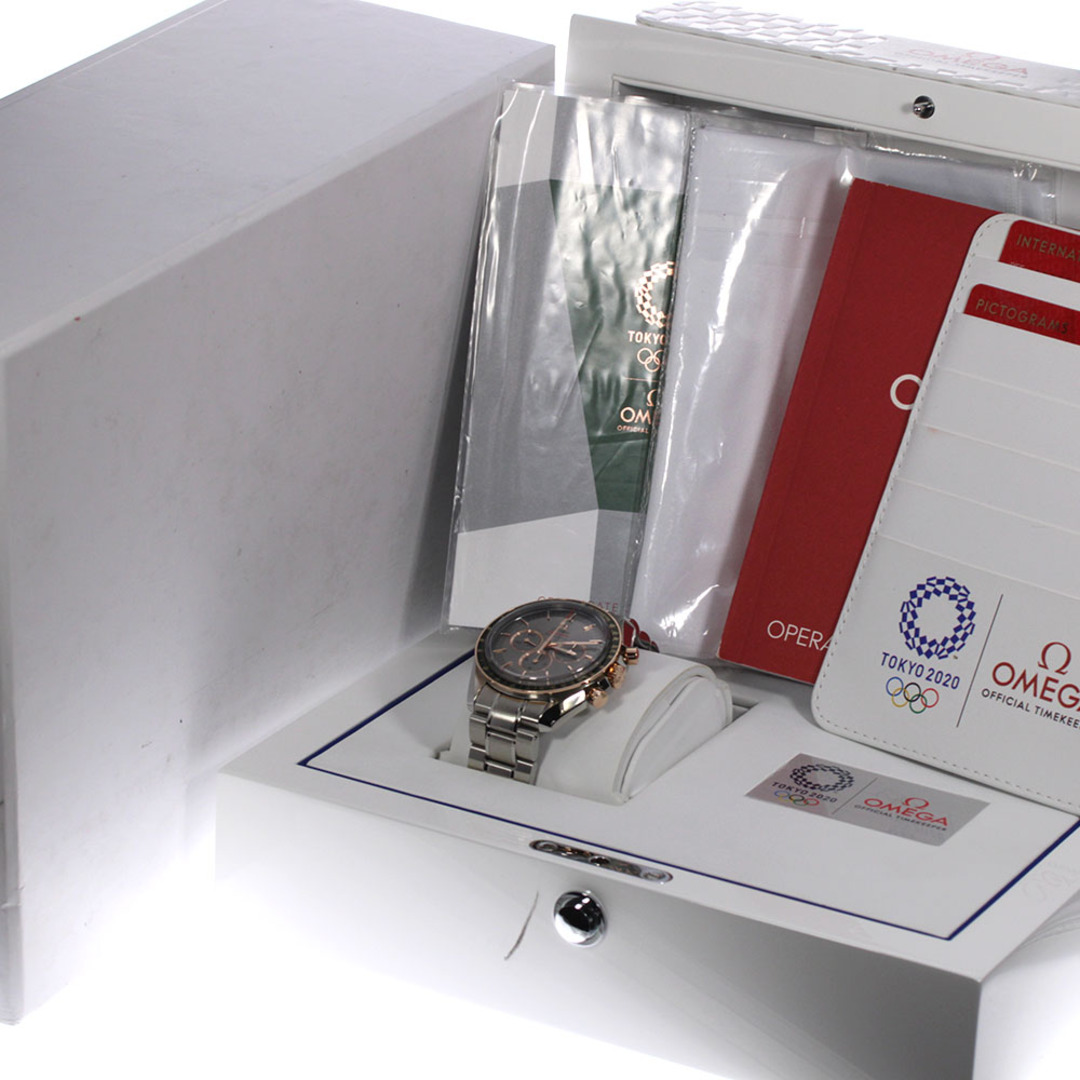 OMEGA(オメガ)のオメガ OMEGA 522.20.42.30.06.001 スピードマスター 東京 2020 リミテッド エディション 手巻き メンズ 美品 箱・保証書付_796054 メンズの時計(腕時計(アナログ))の商品写真