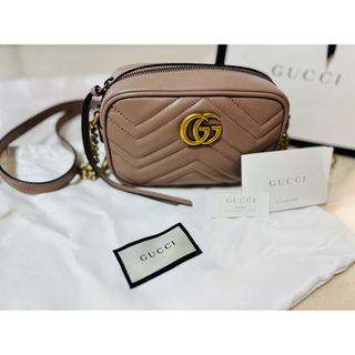 グッチ(Gucci)の【未使用】GUCCI ショルダーバッグ キルティング ミニバッグ　GGマーモント(ショルダーバッグ)