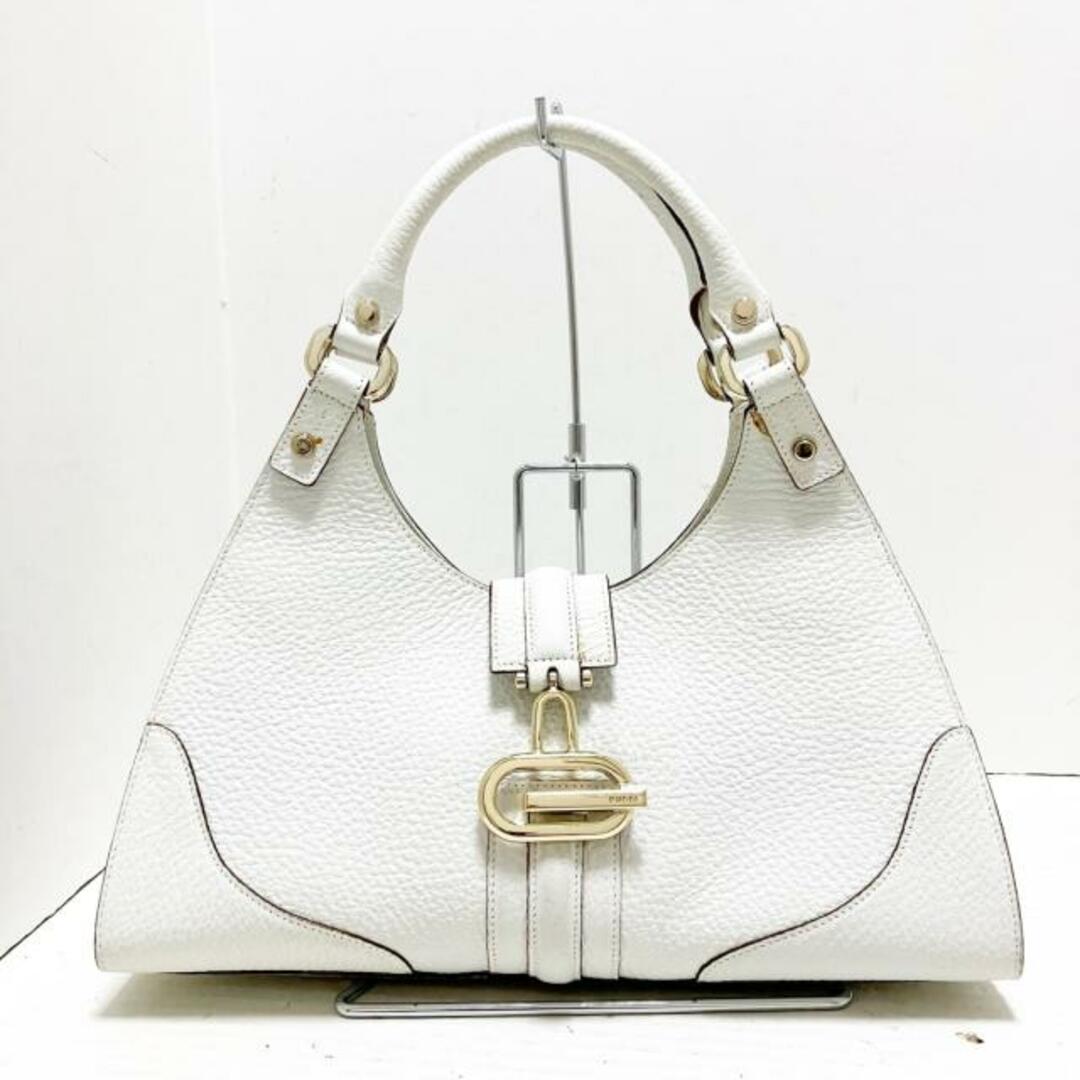 GUCCI - グッチ ハンドバッグ - 130995 白 レザー